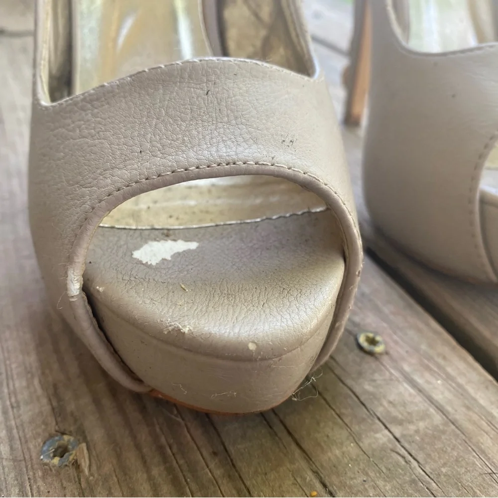 Y2K nude studded pumps stilettos - Picture 7 of 11